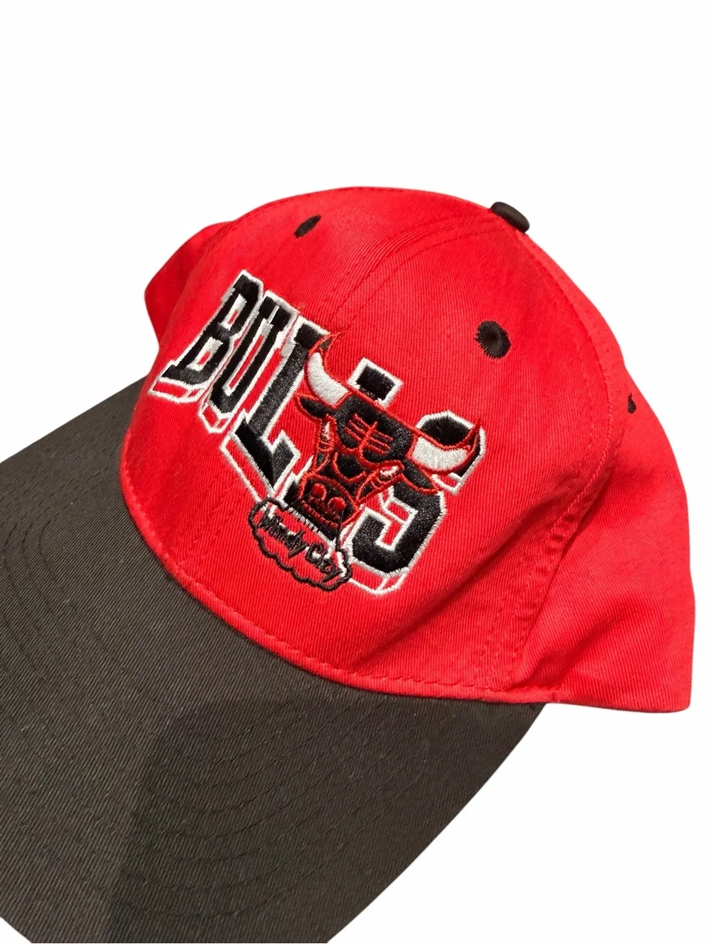 Adidas Hardwood Classics Chicago Bulls Windy City Snapback Hat Cap Red Black Gre